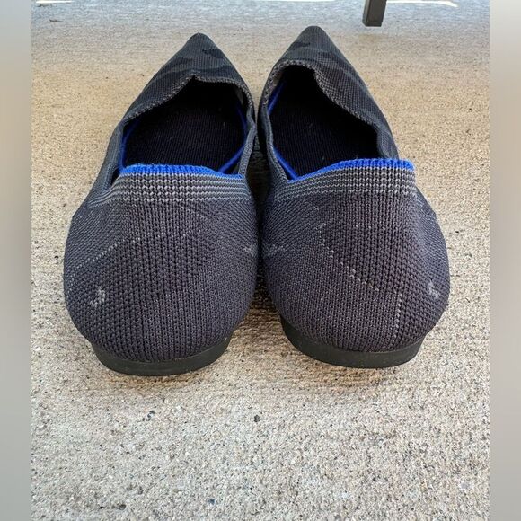 Rothy's The Point Dark Camo Grey Size 9 Wide - Picture 6 of 7